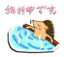 The 1st of hedgehog Hopi. sticker #6561851