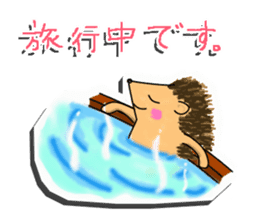 The 1st of hedgehog Hopi. sticker #6561851