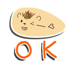 The 1st of hedgehog Hopi. sticker #6561853