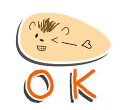 The 1st of hedgehog Hopi. sticker #6561853