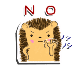The 1st of hedgehog Hopi. sticker #6561854