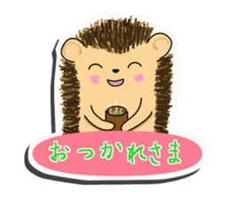 The 1st of hedgehog Hopi. sticker #6561863