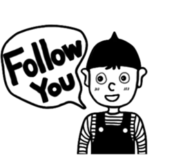 Overalls Boy sticker #6562234