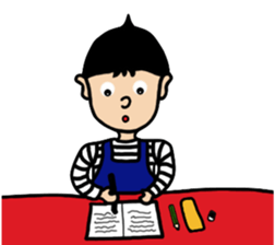 Overalls Boy sticker #6562238