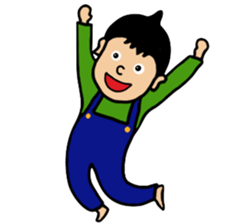 Overalls Boy sticker #6562244