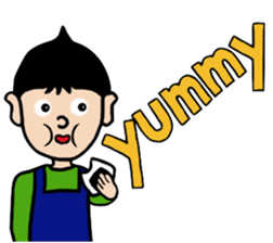 Overalls Boy sticker #6562245