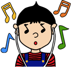 Overalls Boy sticker #6562254