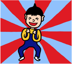 Overalls Boy sticker #6562257