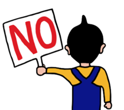 Overalls Boy sticker #6562258