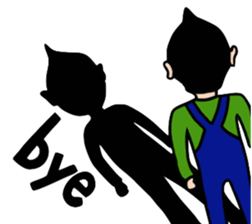 Overalls Boy sticker #6562261