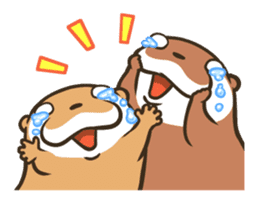 Kotsumetti of Small-clawed otter 04 sticker #6562707