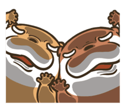 Kotsumetti of Small-clawed otter 04 sticker #6562709