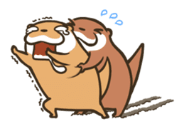 Kotsumetti of Small-clawed otter 04 sticker #6562712