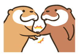Kotsumetti of Small-clawed otter 04 sticker #6562715