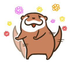 Kotsumetti of Small-clawed otter 04 sticker #6562716