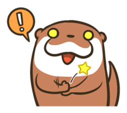 Kotsumetti of Small-clawed otter 04 sticker #6562724