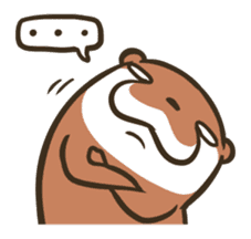 Kotsumetti of Small-clawed otter 04 sticker #6562730