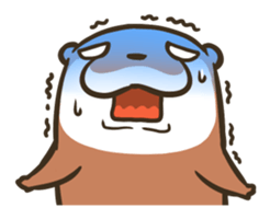 Kotsumetti of Small-clawed otter 04 sticker #6562732