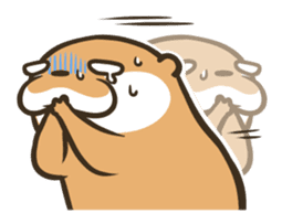 Kotsumetti of Small-clawed otter 04 sticker #6562733