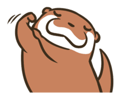 Kotsumetti of Small-clawed otter 04 sticker #6562738