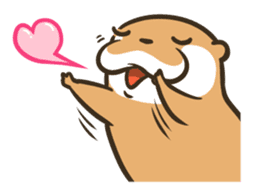 Kotsumetti of Small-clawed otter 04 sticker #6562741