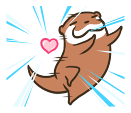Kotsumetti of Small-clawed otter 04 sticker #6562742