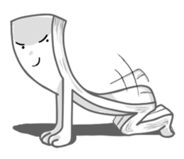 Thick PaperMan and Thin PaperMan sticker #6562930