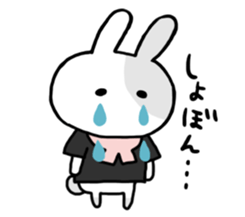 The rabbit which likes concerts! sticker #6563147