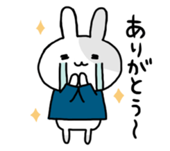 The rabbit which likes concerts! sticker #6563148