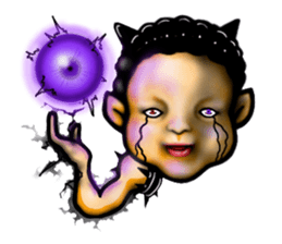 Angel to  devil sticker #6563581