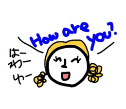 English conversation used in Japan sticker #6564306