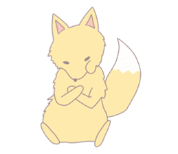 raccoon dog and fox sticker #6564845