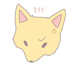 raccoon dog and fox sticker #6564851