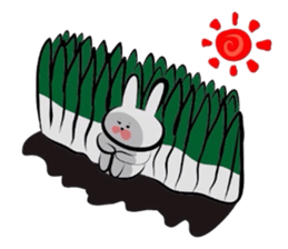 Usagi * Yonago dialect donburi A sticker #6565193