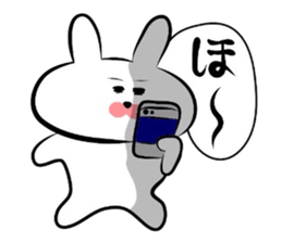 Usagi * Yonago dialect donburi A sticker #6565194