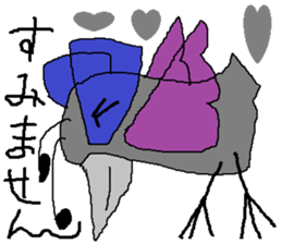 Seven-colors Crow sticker #6565267