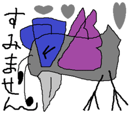 Seven-colors Crow sticker #6565267