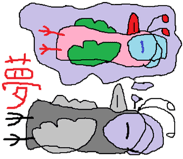 Seven-colors Crow sticker #6565271