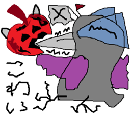 Seven-colors Crow sticker #6565276