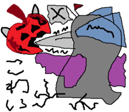 Seven-colors Crow sticker #6565276