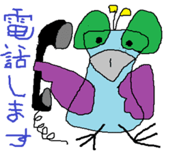 Seven-colors Crow sticker #6565286