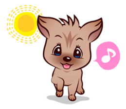 petit dog sticker #6565816