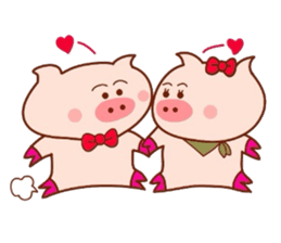 Daisuki! Butachancouple! sticker #6566107