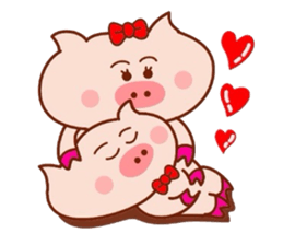 Daisuki! Butachancouple! sticker #6566117