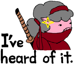 Female Ninja "Kunoichi Tonko" sticker #6566345