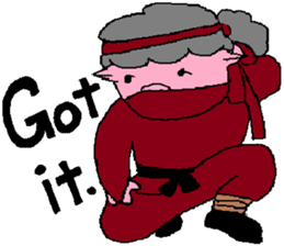 Female Ninja "Kunoichi Tonko" sticker #6566350