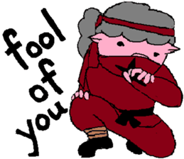 Female Ninja "Kunoichi Tonko" sticker #6566351
