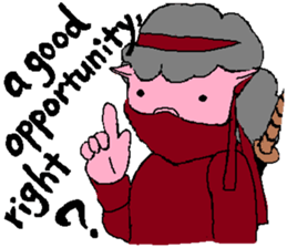 Female Ninja "Kunoichi Tonko" sticker #6566359