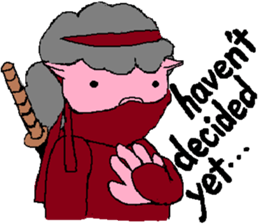 Female Ninja "Kunoichi Tonko" sticker #6566364