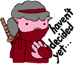 Female Ninja "Kunoichi Tonko" sticker #6566364